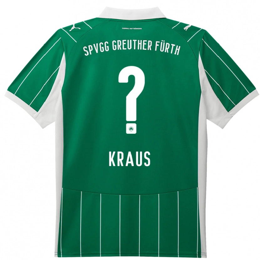 Danxen Heren Scarlett Kraus #0 Groen Wit Uitshirt Uittenue 2025/26 T-Shirt