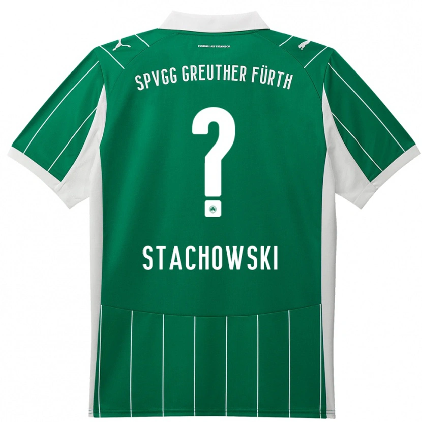 Danxen Heren Lara Stachowski #0 Groen Wit Uitshirt Uittenue 2025/26 T-Shirt