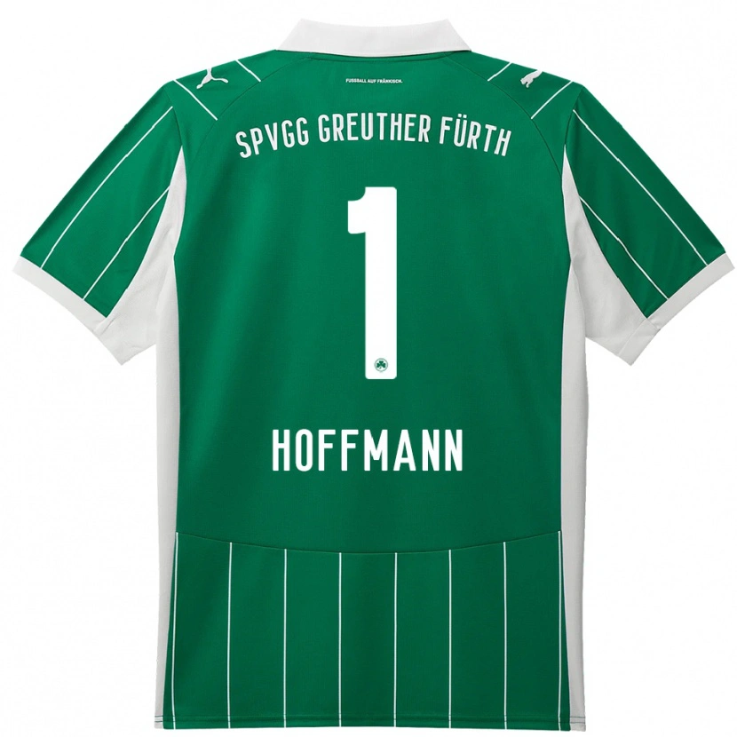 Danxen Heren Simon Hoffmann #1 Groen Wit Uitshirt Uittenue 2025/26 T-Shirt