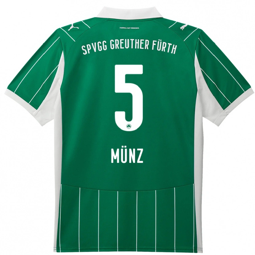 Danxen Heren Reno Münz #5 Groen Wit Uitshirt Uittenue 2025/26 T-Shirt