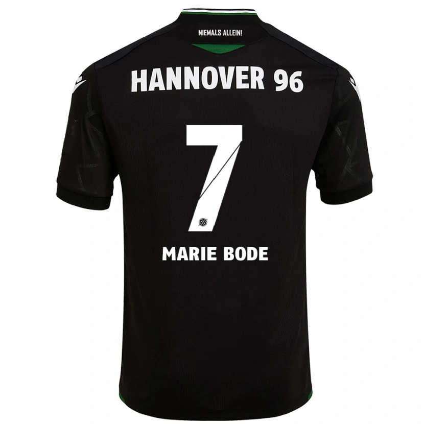 Danxen Heren Bente Marie Bode #7 Zwart Groen Uitshirt Uittenue 2025/26 T-Shirt