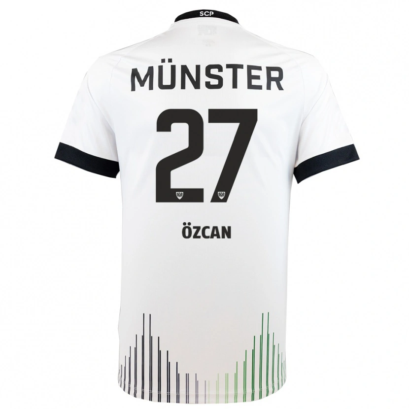 Danxen Heren Kenan Özcan #27 Wit Zwart Uitshirt Uittenue 2025/26 T-Shirt