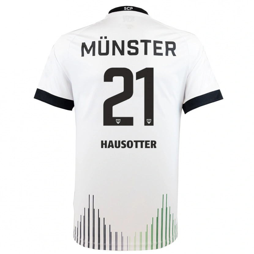 Danxen Heren Till Hausotter #21 Wit Zwart Uitshirt Uittenue 2025/26 T-Shirt