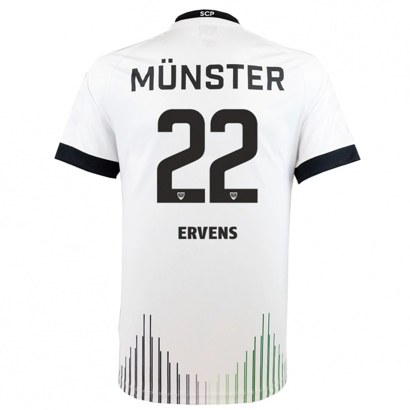 Danxen Heren Paul Ervens #22 Wit Zwart Uitshirt Uittenue 2025/26 T-Shirt