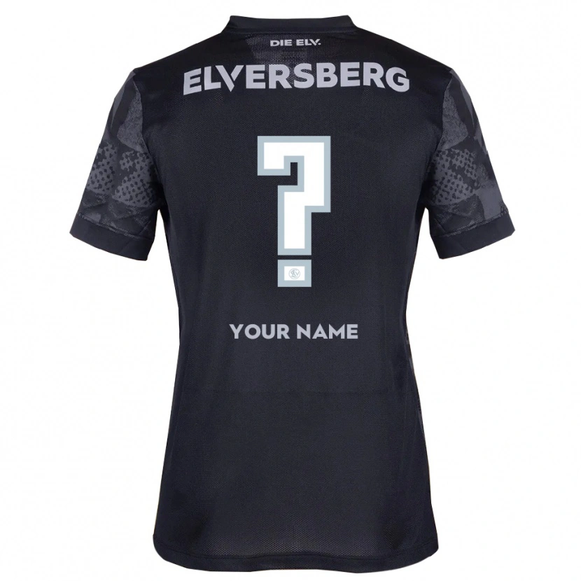 Danxen Heren Uw Naam #0 Zwart Grijs Uitshirt Uittenue 2025/26 T-Shirt