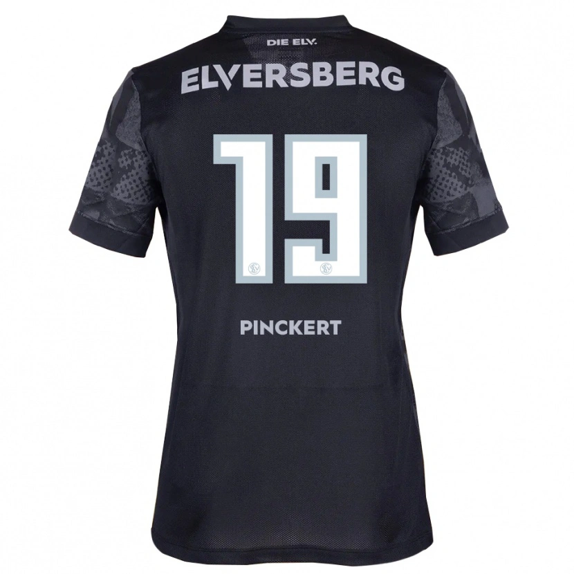 Danxen Heren Lukas Pinckert #19 Zwart Grijs Uitshirt Uittenue 2025/26 T-Shirt