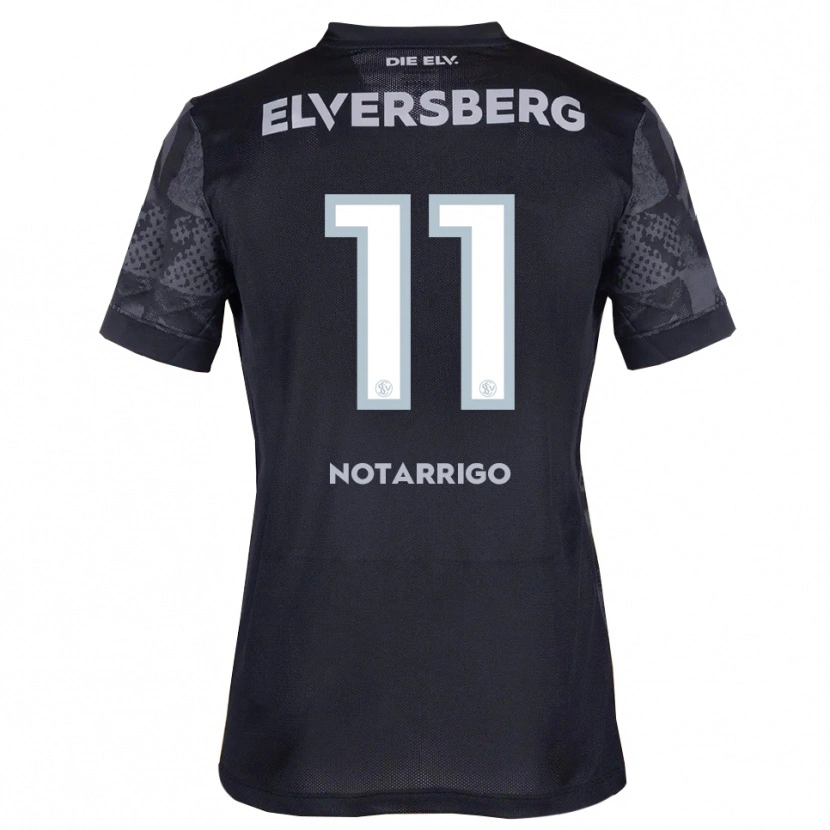 Danxen Heren Lionel Notarrigo #11 Zwart Grijs Uitshirt Uittenue 2025/26 T-Shirt