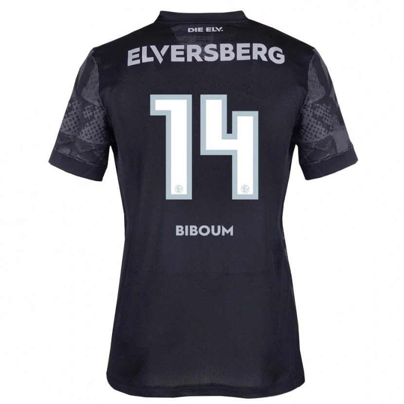 Danxen Heren Carl Biboum #14 Zwart Grijs Uitshirt Uittenue 2025/26 T-Shirt