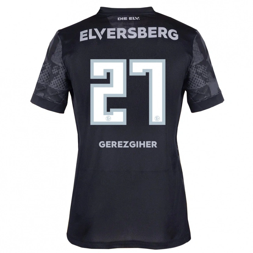 Danxen Heren Filimon Gerezgiher #27 Zwart Grijs Uitshirt Uittenue 2025/26 T-Shirt