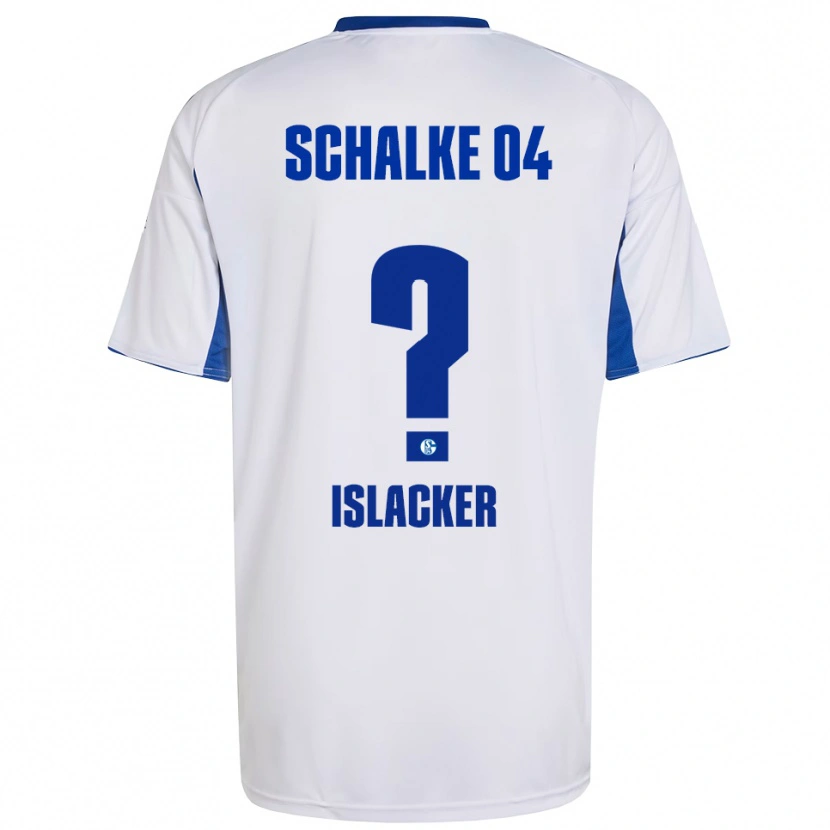 Danxen Heren Mandy Islacker #0 Wit Blauw Uitshirt Uittenue 2025/26 T-Shirt