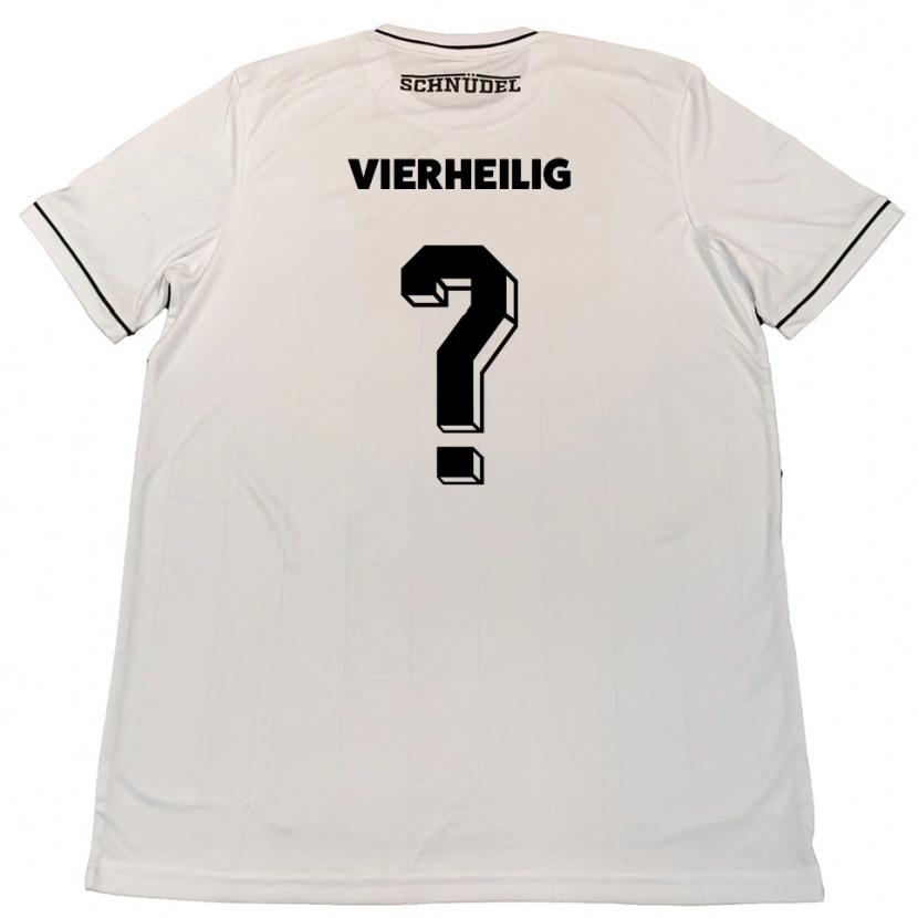 Danxen Heren Isabel Vierheilig #0 Wit Zwart Uitshirt Uittenue 2025/26 T-Shirt