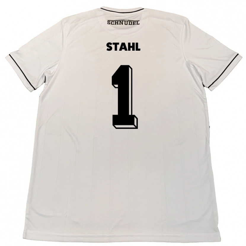 Danxen Heren Toni Stahl #1 Wit Zwart Uitshirt Uittenue 2025/26 T-Shirt