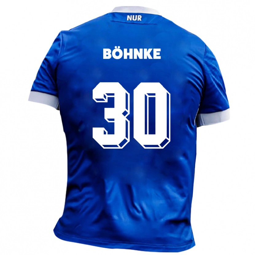 Danxen Heren Max Böhnke #30 Blauw Wit Uitshirt Uittenue 2025/26 T-Shirt