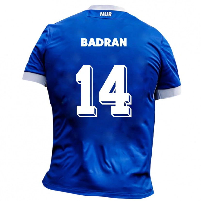 Danxen Heren Ahmad Badran #14 Blauw Wit Uitshirt Uittenue 2025/26 T-Shirt