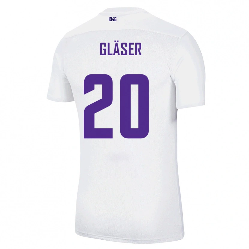 Danxen Heren Philipp Gläser #20 Wit Groen Uitshirt Uittenue 2025/26 T-Shirt