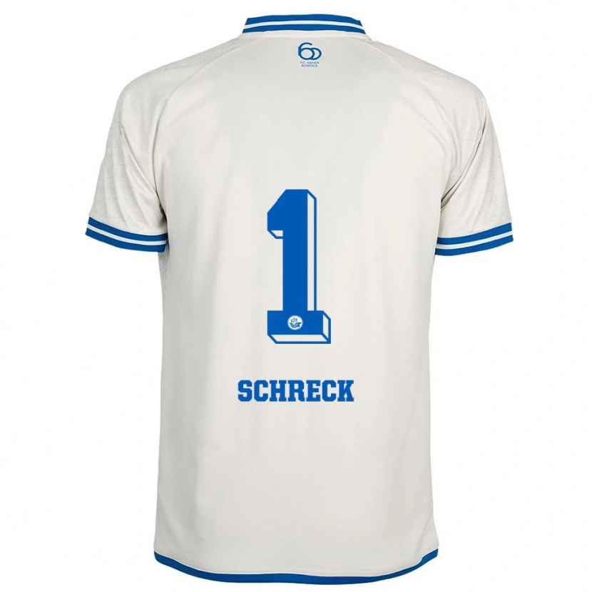 Danxen Heren Til Schreck #1 Wit Blauw Uitshirt Uittenue 2025/26 T-Shirt