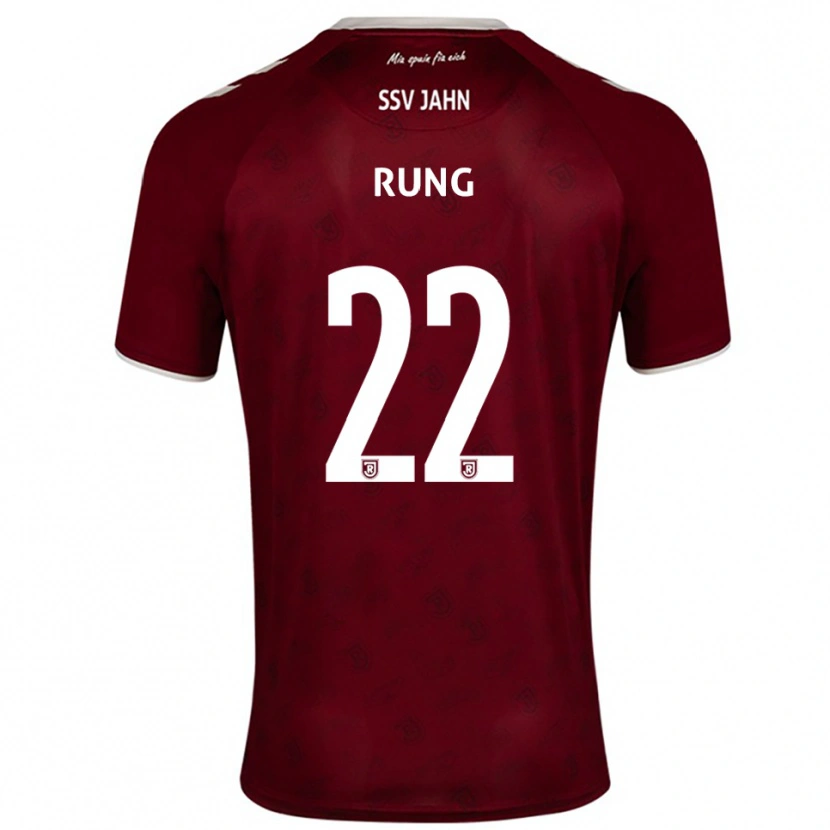 Danxen Heren Julian Rung #22 Bordeaux Wit Uitshirt Uittenue 2025/26 T-Shirt