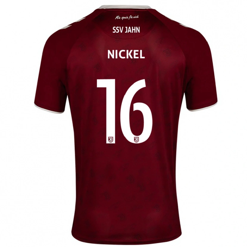 Danxen Heren Marlon Nickel #16 Bordeaux Wit Uitshirt Uittenue 2025/26 T-Shirt