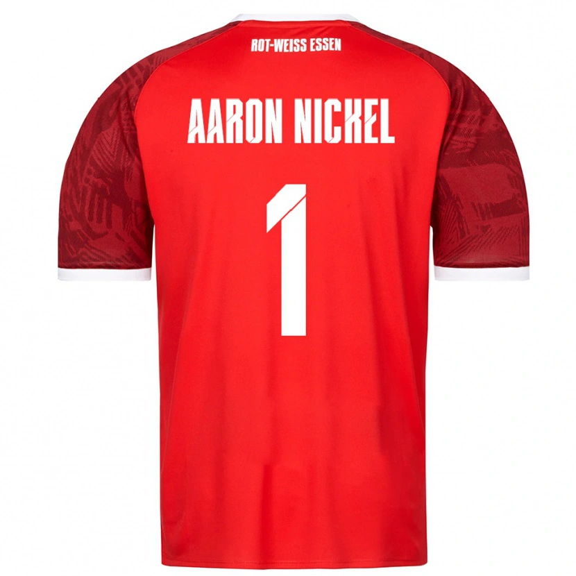 Danxen Heren Arvit Aaron Nickel #1 Rood Bordeaux Wit Uitshirt Uittenue 2025/26 T-Shirt