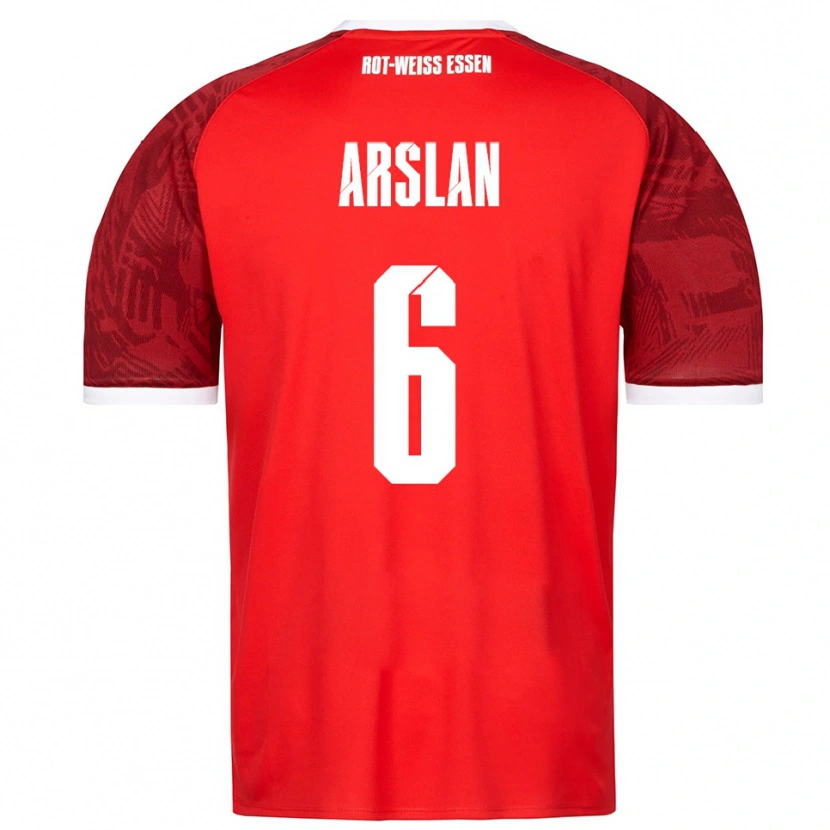 Danxen Heren Ahmet Arslan #6 Rood Bordeaux Wit Uitshirt Uittenue 2025/26 T-Shirt
