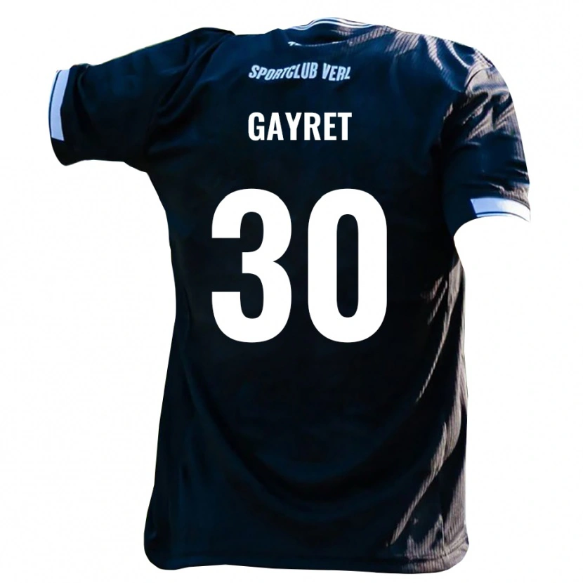 Danxen Heren Timur Gayret #30 Zwart Wit Uitshirt Uittenue 2025/26 T-Shirt