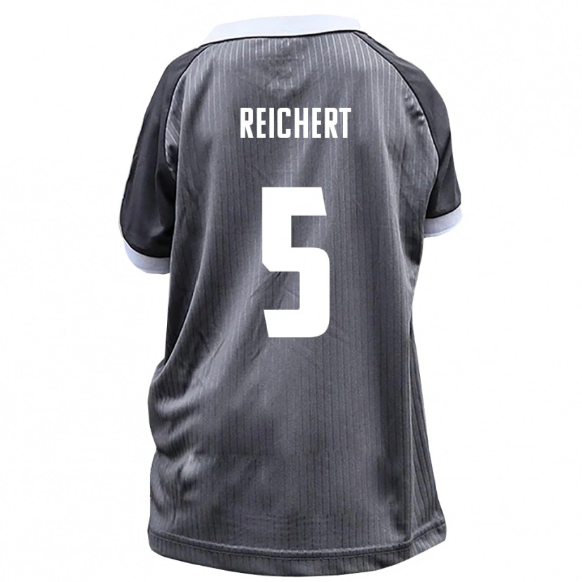 Danxen Heren Johannes Reichert #5 Grijs Wit Uitshirt Uittenue 2025/26 T-Shirt