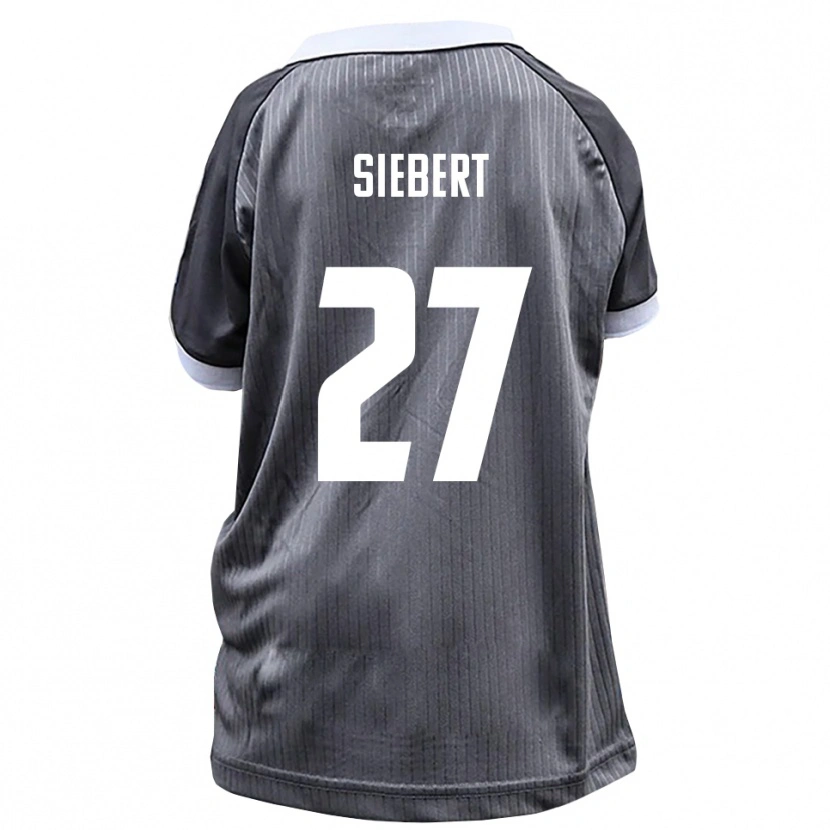 Danxen Heren Marcel Siebert #27 Grijs Wit Uitshirt Uittenue 2025/26 T-Shirt