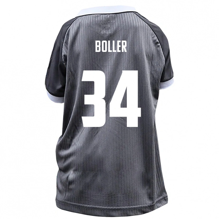 Danxen Heren Jan Boller #34 Grijs Wit Uitshirt Uittenue 2025/26 T-Shirt