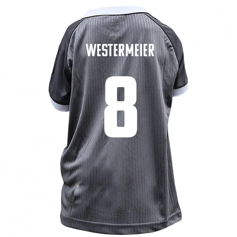 Danxen Heren Ben Westermeier #8 Grijs Wit Uitshirt Uittenue 2025/26 T-Shirt