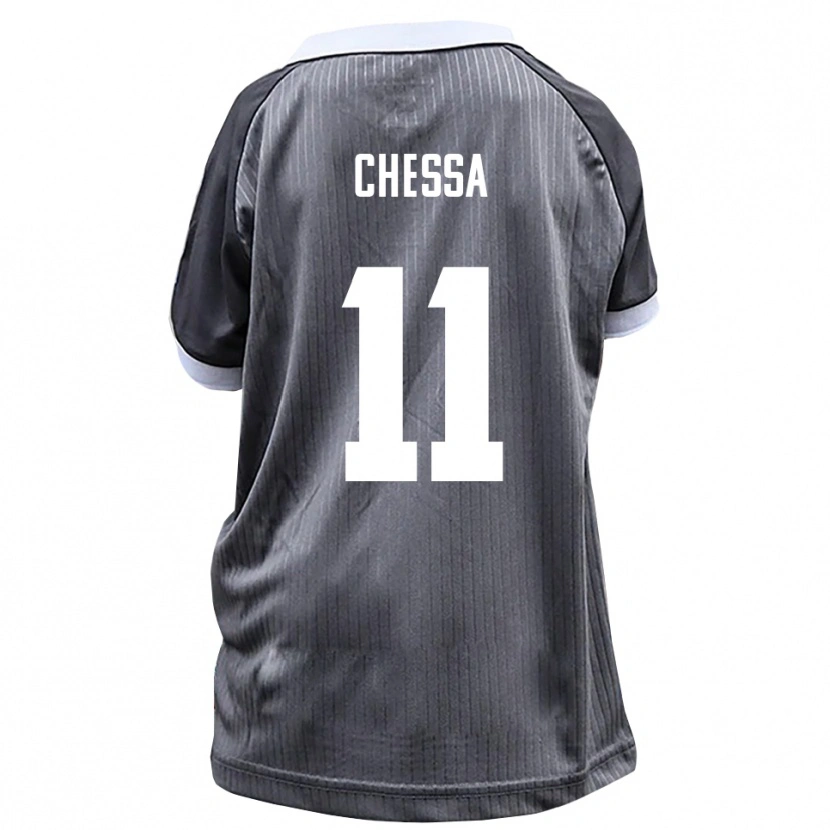 Danxen Heren Dennis Chessa #11 Grijs Wit Uitshirt Uittenue 2025/26 T-Shirt