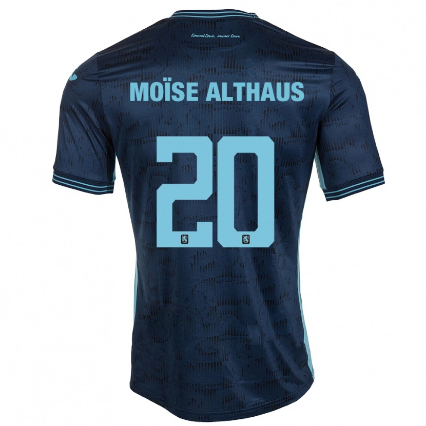 Danxen Heren Samuel Moïse Althaus #20 Koningsblauw Uitshirt Uittenue 2025/26 T-Shirt