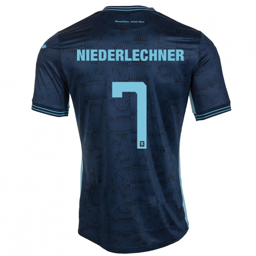 Danxen Heren Florian Niederlechner #7 Koningsblauw Uitshirt Uittenue 2025/26 T-Shirt