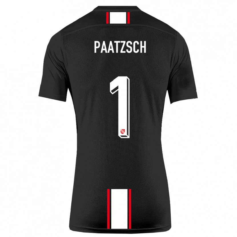 Danxen Heren Pascal Paatzsch #1 Zwart Wit Uitshirt Uittenue 2025/26 T-Shirt