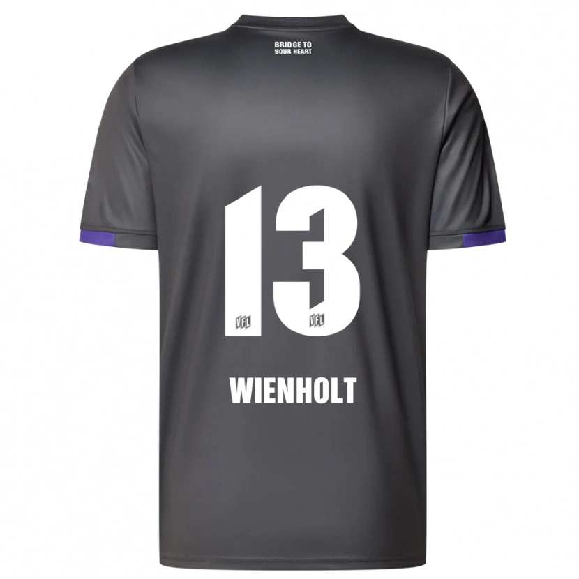 Danxen Heren Paul Wienholt #13 Grijs Paars Uitshirt Uittenue 2025/26 T-Shirt