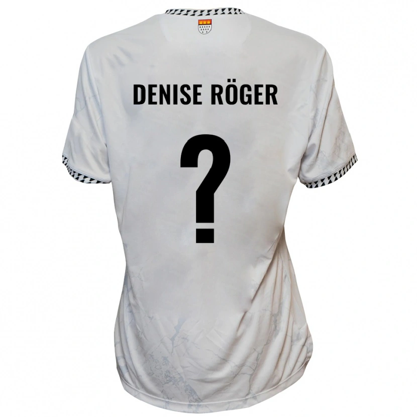 Danxen Heren Kim Denise Röger #0 Wit Zwart Uitshirt Uittenue 2025/26 T-Shirt
