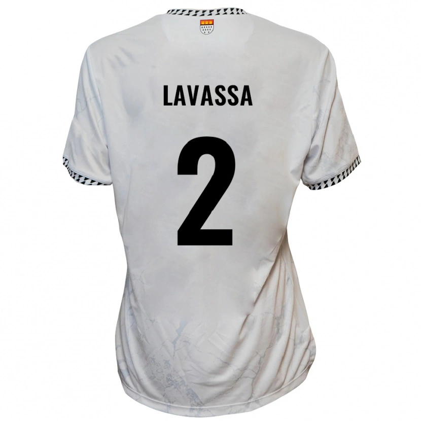 Danxen Heren Timon Lavassa #2 Wit Zwart Uitshirt Uittenue 2025/26 T-Shirt