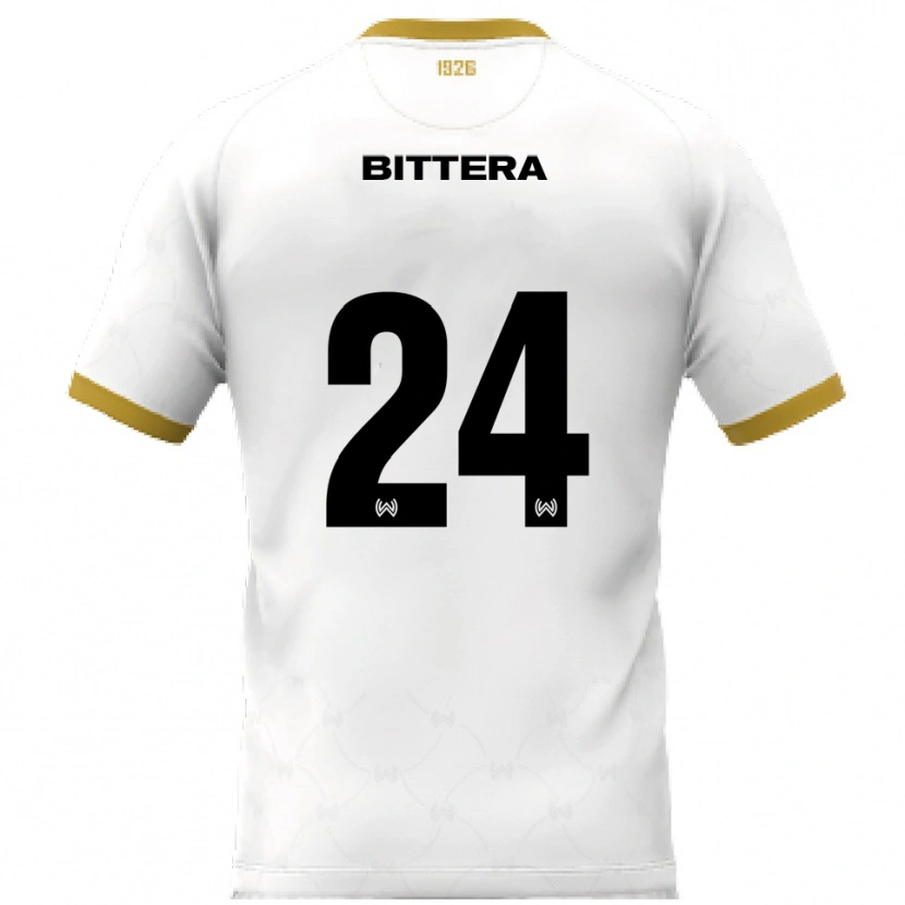 Danxen Heren Buda Bittera #24 Wit Goud Uitshirt Uittenue 2025/26 T-Shirt