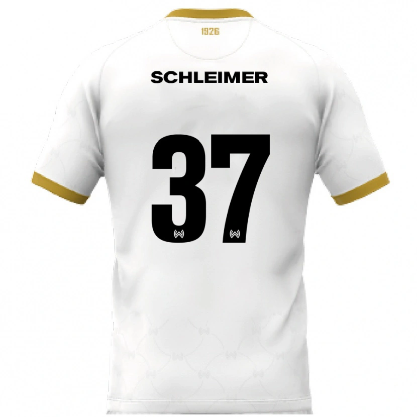 Danxen Heren Lukas Schleimer #37 Wit Goud Uitshirt Uittenue 2025/26 T-Shirt