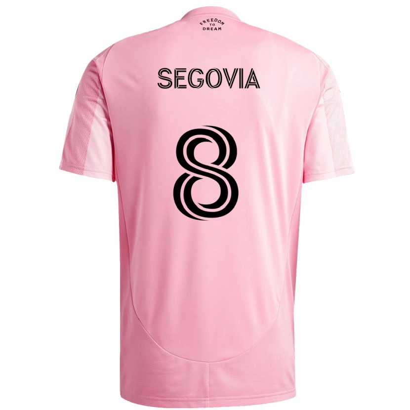Danxen Kinderen Telasco Segovia #8 Roze Zwart Thuisshirt Thuistenue 2025/26 T-Shirt