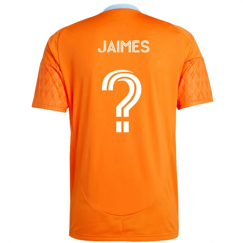 Danxen Kinderen Angel Jaimes #0 Oranje Wit Thuisshirt Thuistenue 2025/26 T-Shirt
