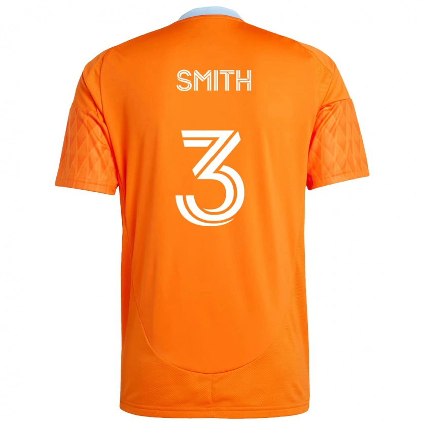 Danxen Kinderen Brad Smith #3 Oranje Wit Thuisshirt Thuistenue 2025/26 T-Shirt