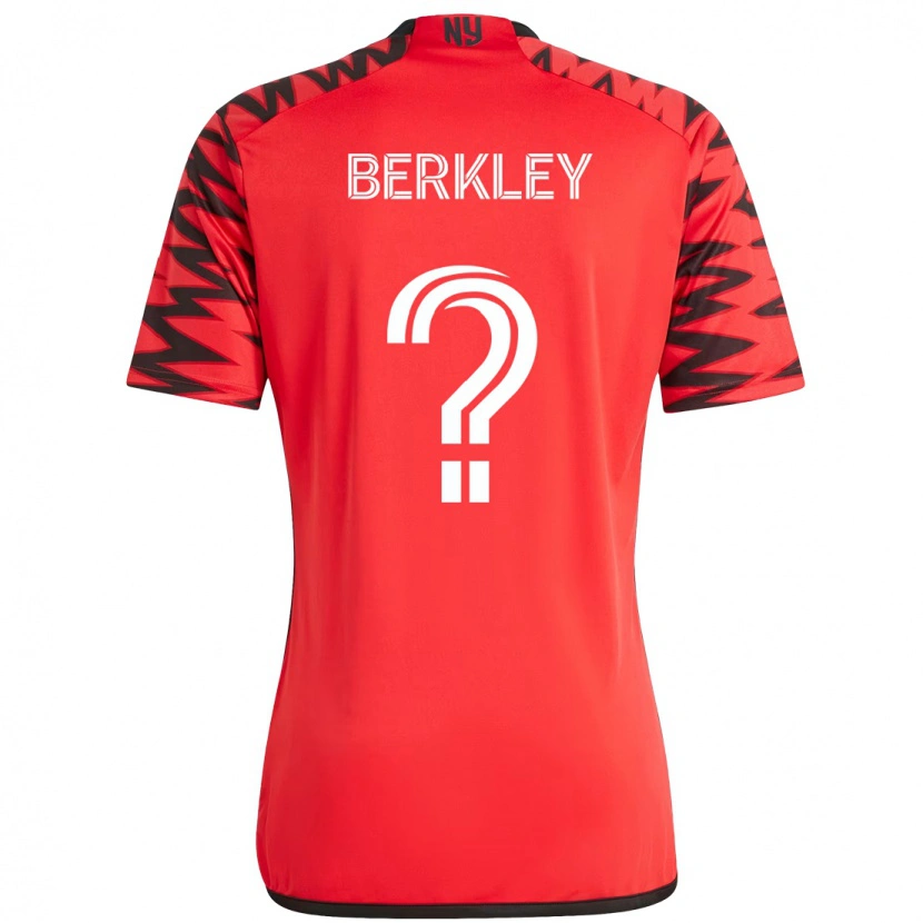 Danxen Kinderen Copeland Berkley #0 Rood Zwart Thuisshirt Thuistenue 2025/26 T-Shirt