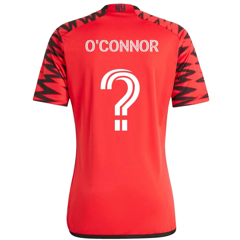 Danxen Kinderen Aidan O'connor #0 Rood Zwart Thuisshirt Thuistenue 2025/26 T-Shirt