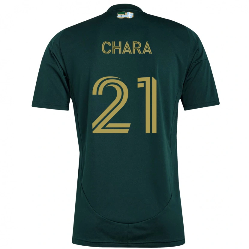 Danxen Kinderen Diego Chará #21 Zwart Bruin Thuisshirt Thuistenue 2025/26 T-Shirt