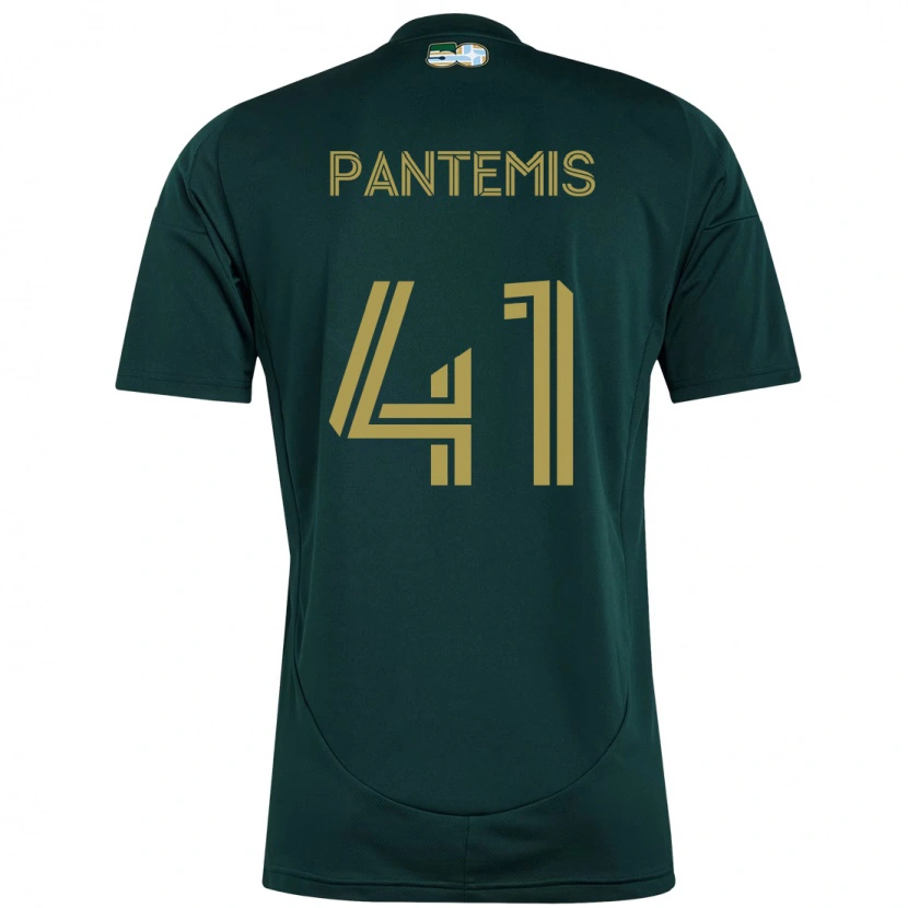 Danxen Kinderen James Pantemis #41 Zwart Bruin Thuisshirt Thuistenue 2025/26 T-Shirt