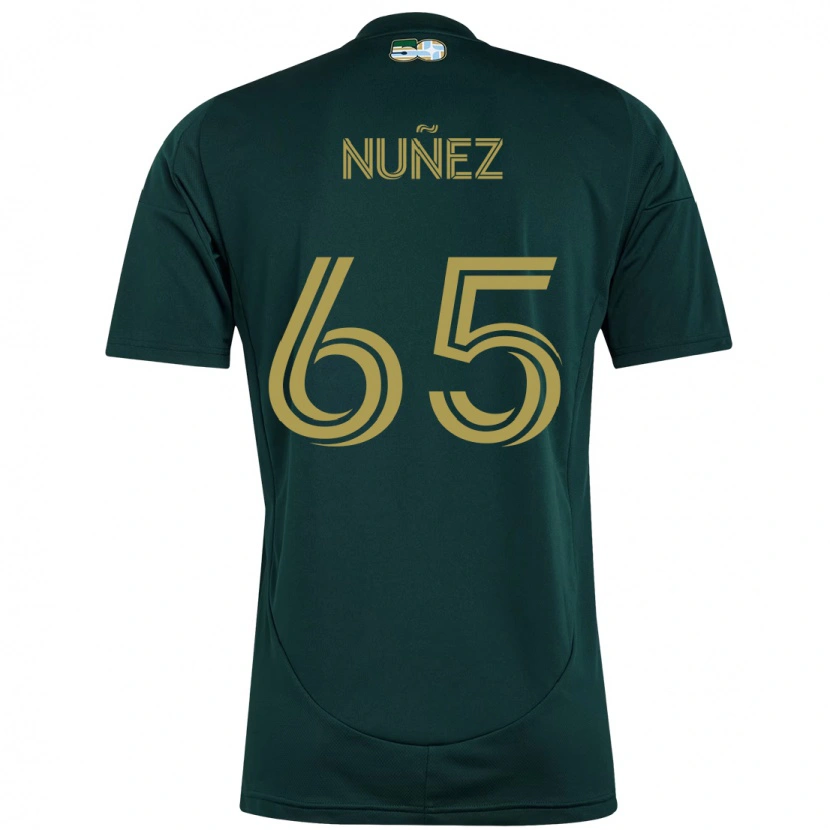 Danxen Kinderen Daniel Núñez #65 Zwart Bruin Thuisshirt Thuistenue 2025/26 T-Shirt