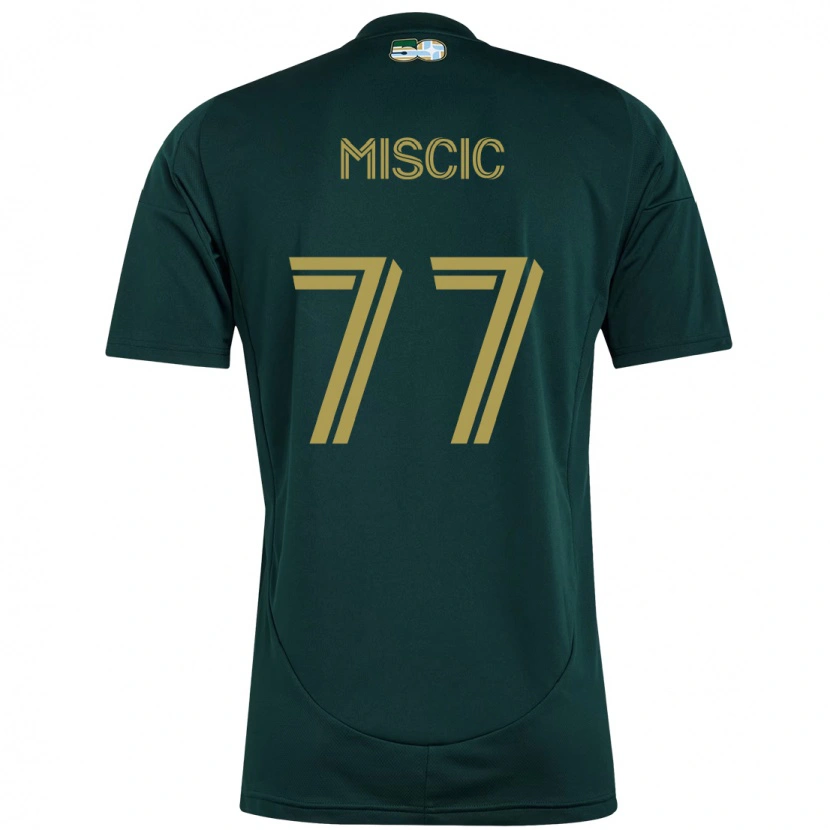 Danxen Kinderen Selmir Miscic #77 Zwart Bruin Thuisshirt Thuistenue 2025/26 T-Shirt