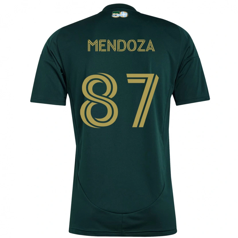 Danxen Kinderen Christian Mendoza #87 Zwart Bruin Thuisshirt Thuistenue 2025/26 T-Shirt
