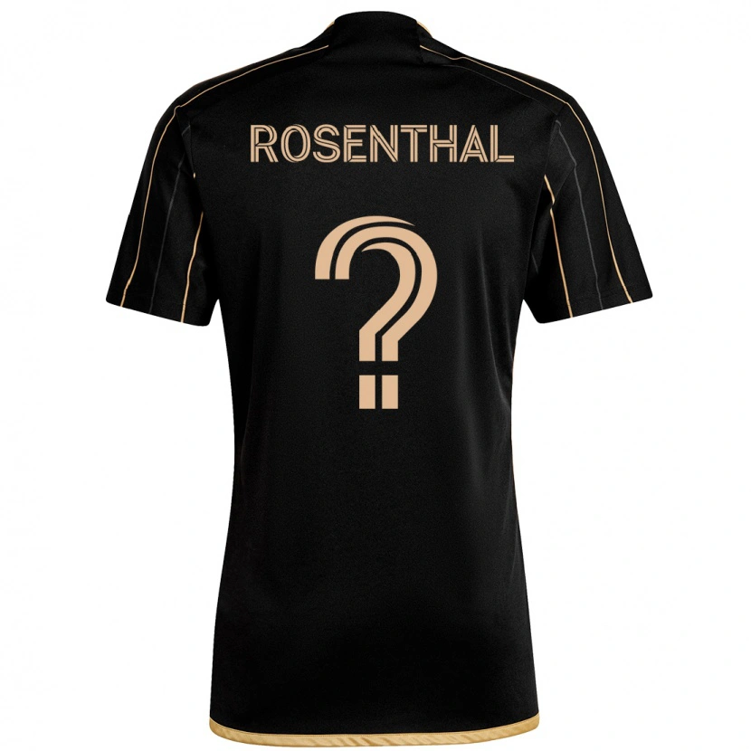 Danxen Kinderen Charlie Rosenthal #0 Zwart Bruin Thuisshirt Thuistenue 2025/26 T-Shirt