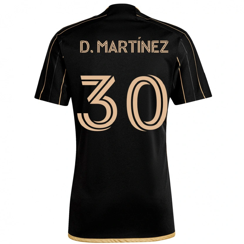 Danxen Kinderen David Martínez #30 Zwart Bruin Thuisshirt Thuistenue 2025/26 T-Shirt